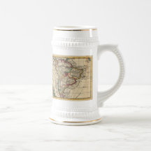 Vintage Map of South America (1747) Coffee Mugs