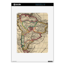 Vintage Map of South America (1747) iPad Skins