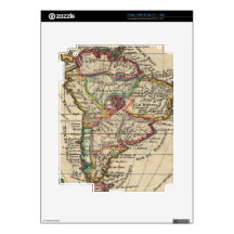 Vintage Map of South America (1747) Skin For The iPad 2