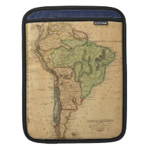 Vintage Map of South America (1821) iPad Sleeve
