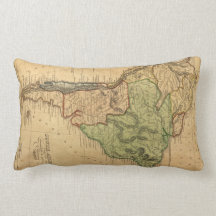 Vintage Map of South America (1821) Pillows