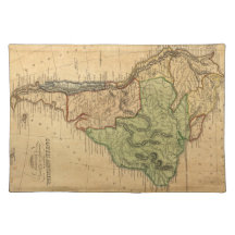 Vintage Map of South America (1821) Place Mats