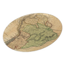 Vintage Map of South America (1821) Plate