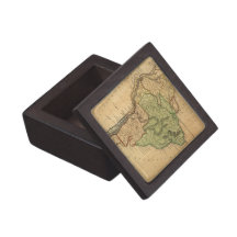 Vintage Map of South America (1821) Premium Trinket Box