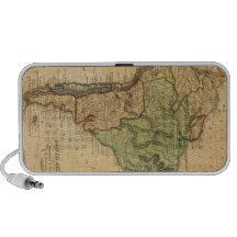Vintage Map of South America (1821) Notebook Speakers