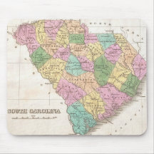 Vintage Map of South Carolina (1827) Mouse Pad