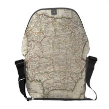 Vintage Map of Spain (1775) Courier Bag