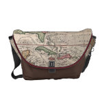 Vintage Map of the Caribbean (1732) Messenger Bag