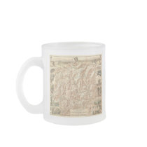 Vintage Map of The White Mountains (1937) Mugs