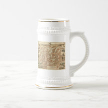 Vintage Map of The White Mountains (1937) Mug
