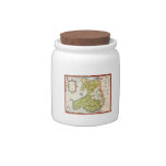 Vintage Map of Wales and Anglesey 1579 Candy Dishes at Zazzle