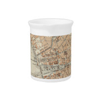 Vintage Map of Zurich Switzerland (1913) pitchers