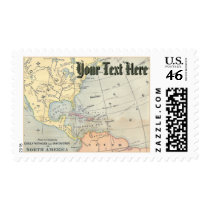 Vintage Map Postage postage by Customizables Vintage Map Postage postage