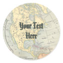 Vintage Map Stickers by Customizables Vintage Map Stickers