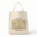 Vintage Map Tote Bag by Customizables Vintage Map Tote Bag