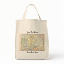 Vintage Map Tote Bag