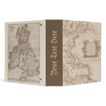 Vintage Maps Avery Binder