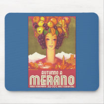 Vintage Marano, Italy Travel Poster Art Mouse Pads
