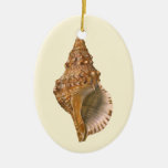 Vintage Marine Life Ocean Animal, Triton Seashell Christmas Tree Ornaments