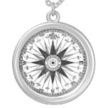 Vintage Mariner's Compass necklace