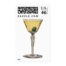 Vintage Martini Postage