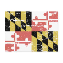 Vintage MARYLAND Flag postcards by flagshirts Vintage MARYLAND Flag postcards