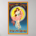 Vintage Maypole Soap Ad - Dies Alll Colors posters