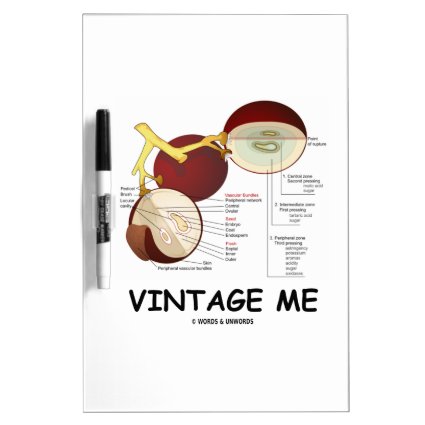 Vintage Me (Grape Berry) Dry Erase White Board