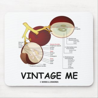 Vintage Me (Grape Berry) mousepad