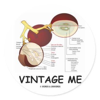 Vintage Me (Grape Berry) sticker