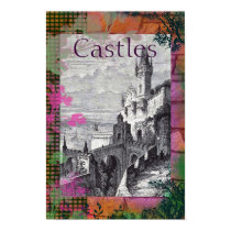 Vintage Medieval Castle Poster posters by CollageMontage Vintage Medieval Castle Poster posters