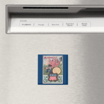 Vintage Memorial Day - One Country Fridge Magnets