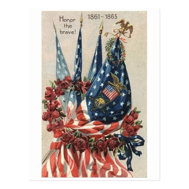 Vintage Volkstrauertag-Postkarte