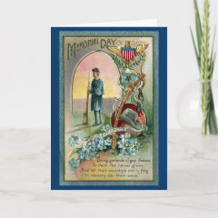 Vintage Memorial Day Tribute Greeting Cards