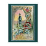 Vintage Memorial Day Tribute Postcard