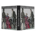 Vintage Men's Formal Wear Fashion Illustration binders