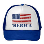 Vintage 'MERICA Flag Hat