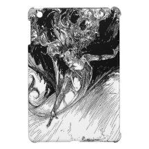 Vintage Mermaid Fantasy iPad Mini Covers