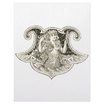 Vintage Mermaid letterhead