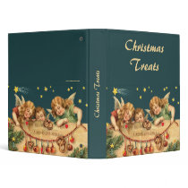 Vintage Merry Christmas Angels Binder