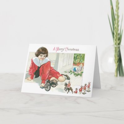 Vintage Merry Christmas Card