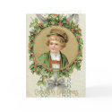 Vintage Merry Christmas Card by xmasstore Vintage Merry Christmas Card