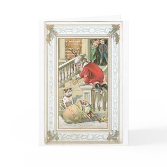 Vintage Merry Christmas Card - Dog's card