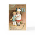 Vintage Merry Christmas Card - Kids Card