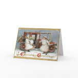 vintage christmas, old fashion christmas cards,