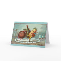 Vintage Merry Christmas Kitchen Aglee Card