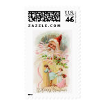 Vintage Merry Christmas Postage