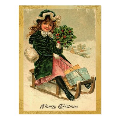Vintage Merry Christmas Postcards