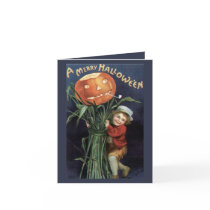 Vintage Merry Halloween: Card cards