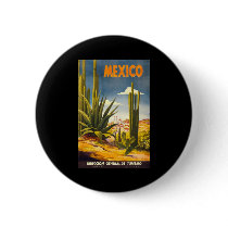 Vintage Mexico Pinback Button